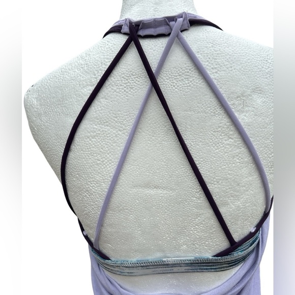 Lululemon Lighten Up Tank Heathered Lilac  Size 4  SEE Descrip for condition - Picture 4 of 7